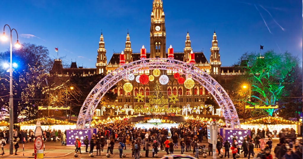 Marché de Noël à Vienne, en Europe