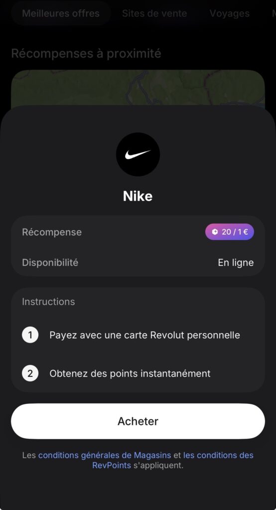 Magasin Nike Revolut