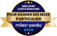 Meilleure carte bancaire pour gagner des Miles (Particulier)
