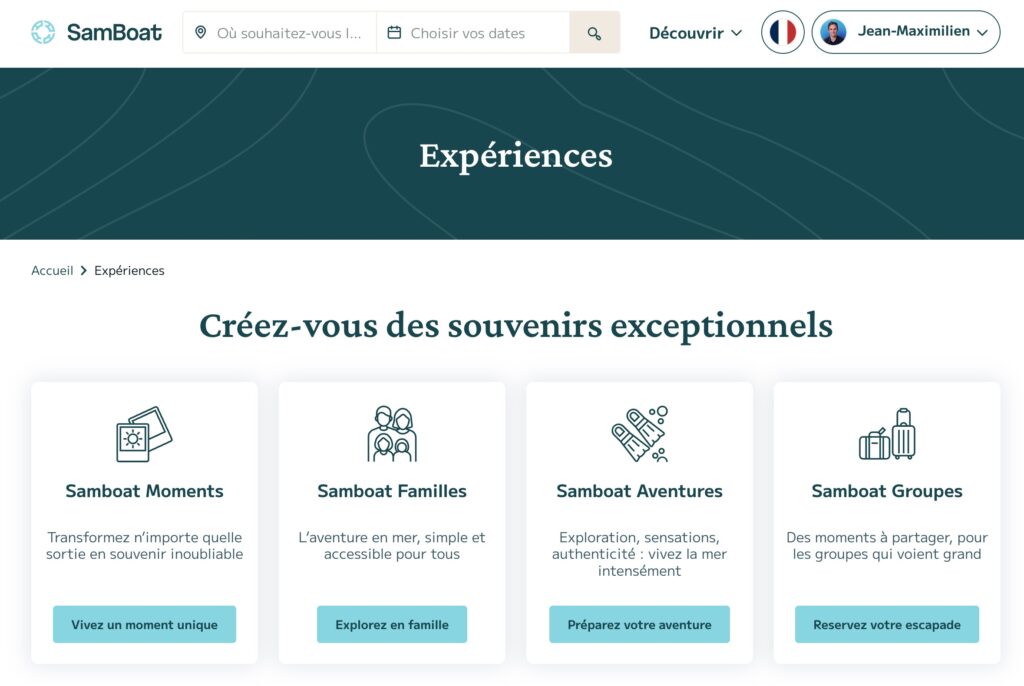 SamBoat Expériences