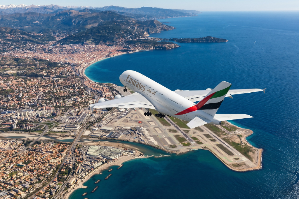Emirates vols Nice