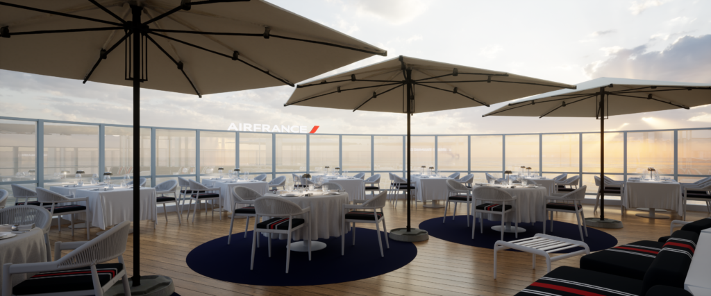(1) Le restaurant Air France Air France