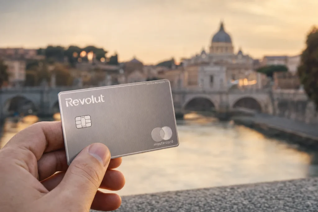 Carte Revolut Ultra en situation voyage