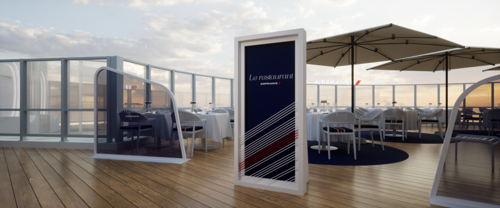(4) Le restaurant Air France Air France