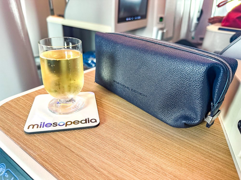 Trousse de voyage Porsche Design fournie en Business Air Mauritius