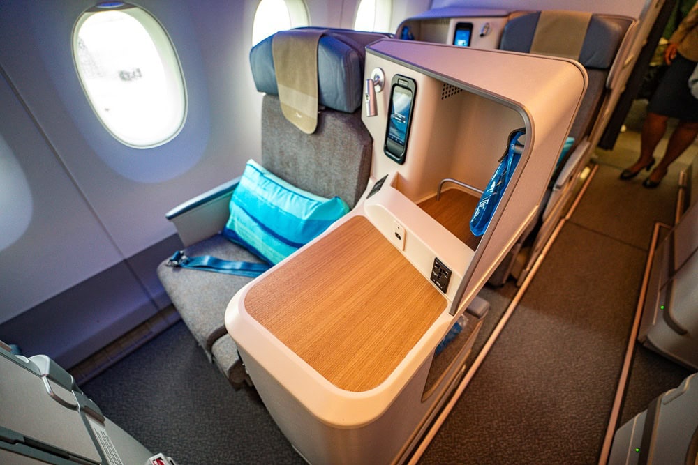 Siège Business Stelia Solstys III de l'Air Mauritius A350