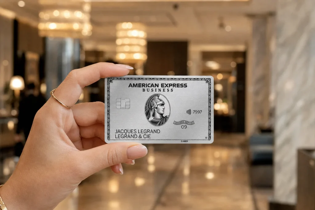 Carte Business Platinum American Express en situation hôtel