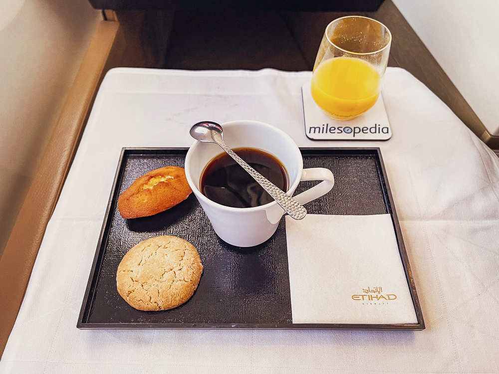 Déjeuner Business Class Etihad Airways
