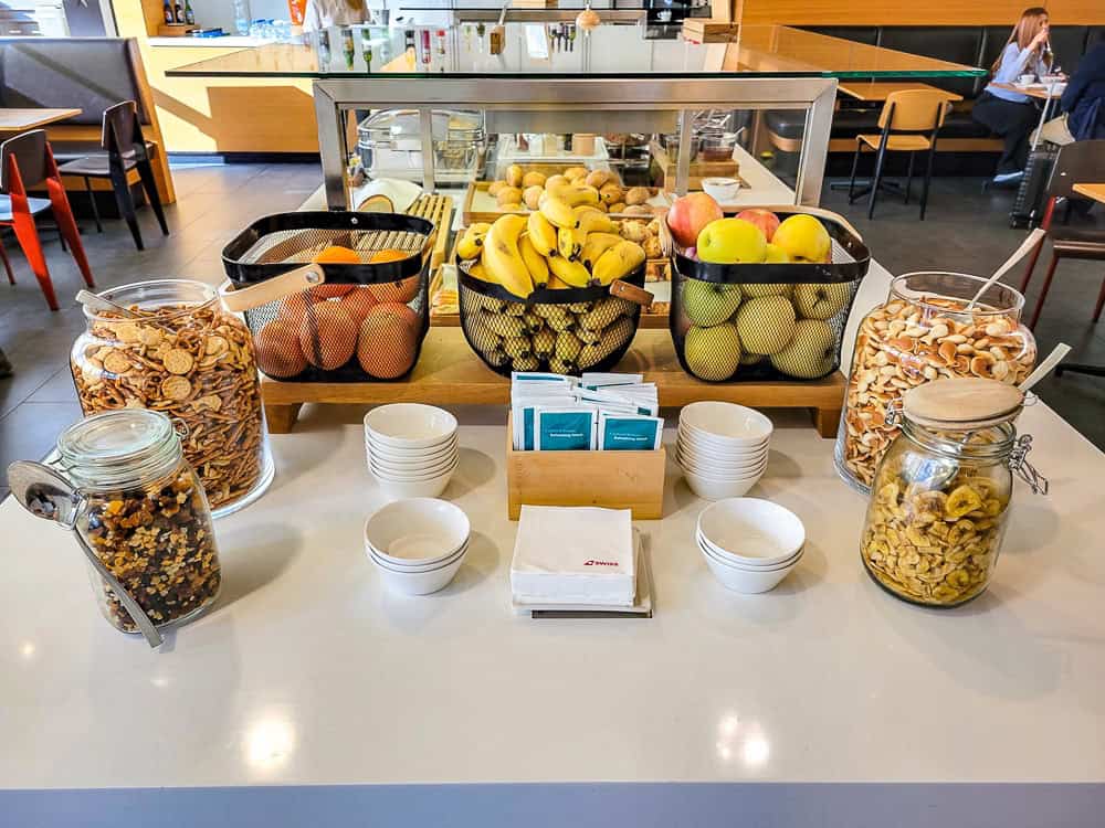 Salon SWISS Business Lounge à l'aéroport de Genève
