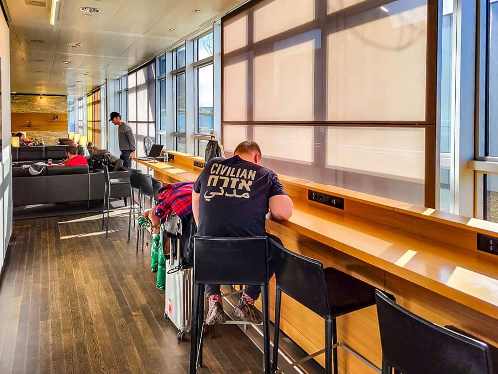 Salon SWISS Business Lounge à l'aéroport de Genève