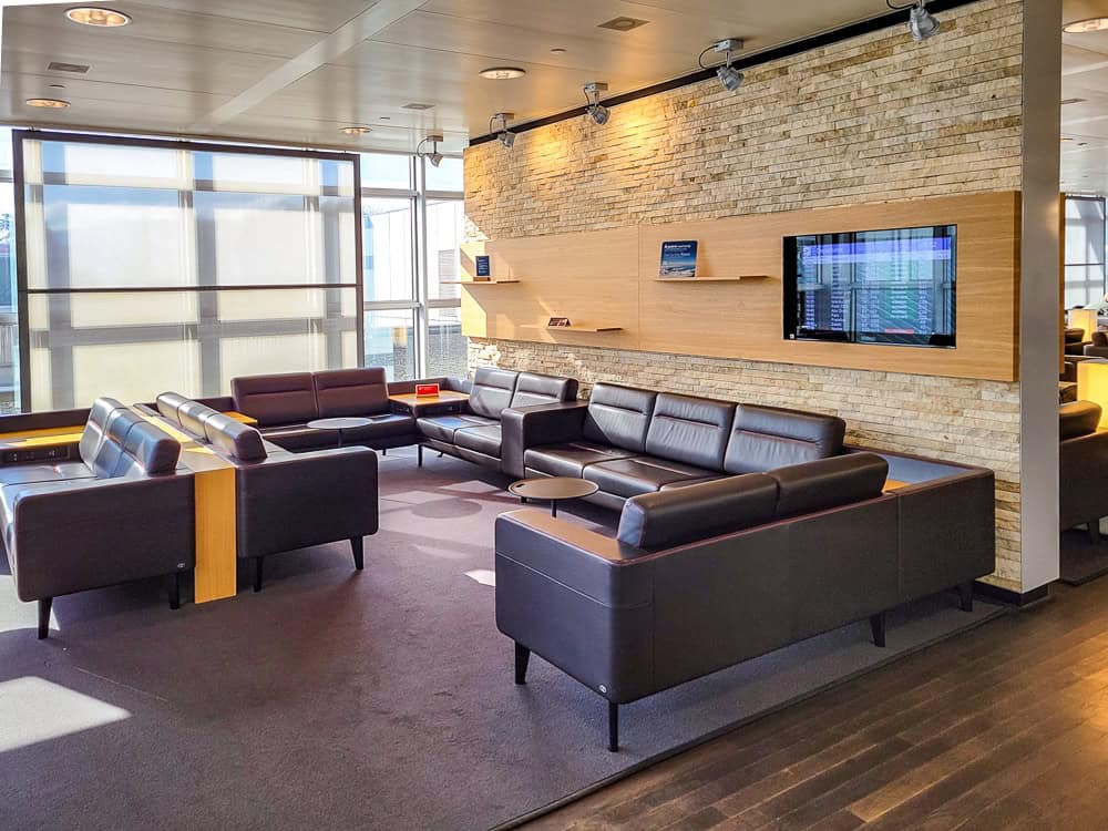 Salon SWISS Business Lounge à l'aéroport de Genève