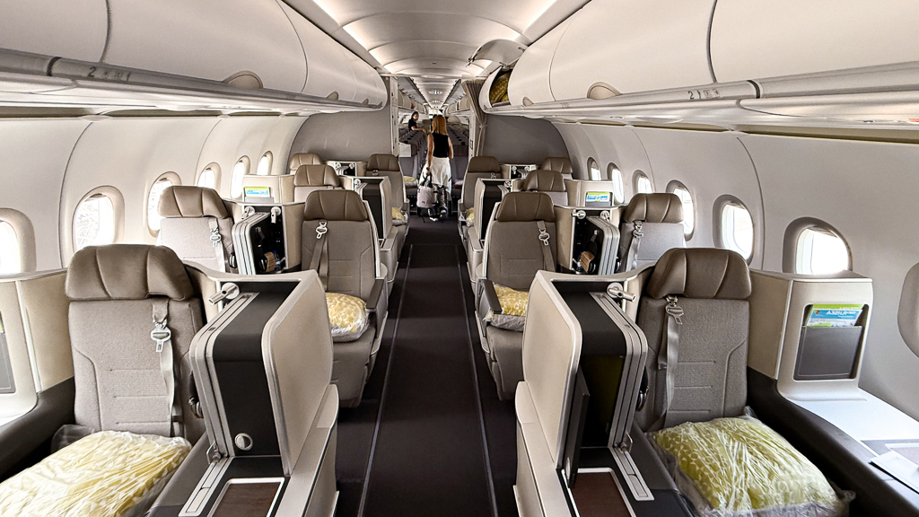 Cabine Business TAP Air Portugal, agencement des sièges sur A321neo LR
