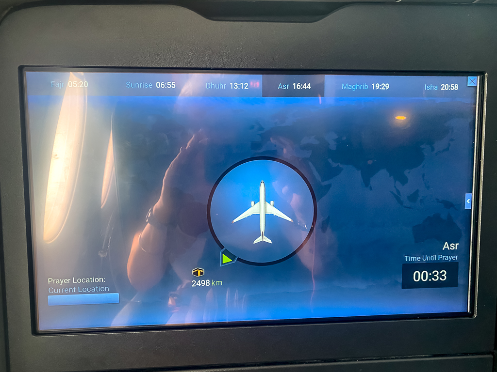 Divertissement à bord du vol TK35 en classe affaires Turkish Airlines sur A350