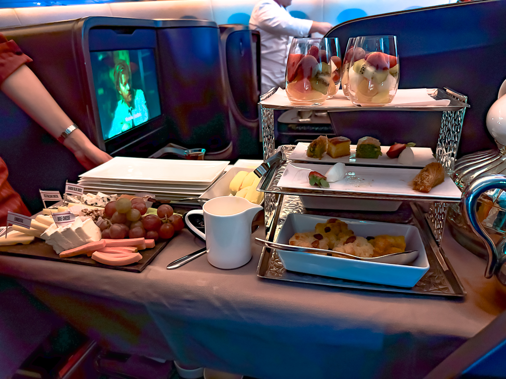 Café turc préparé par le personnel de cabine en classe affaires Turkish Airlines A350
